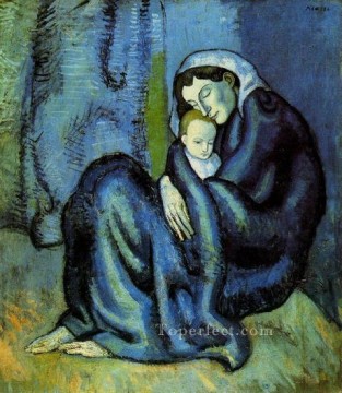 Pablo Picasso Painting - madre e hijo 1 1905 Pablo Picasso
